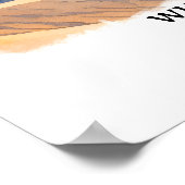 White Sands National Park New Mexico Poster (Ecke)
