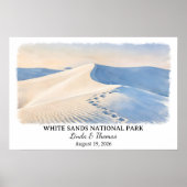 White Sands National Park New Mexico Poster (Vorne)