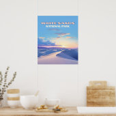 White Sands National Park Sunset Dunes New Mexico Poster (Küche)
