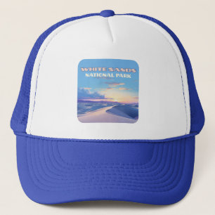 White Sands National Park Sunset Dunes New Mexico Truckerkappe