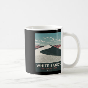 White Sands National Park Vintage Camping Wandern  Kaffeetasse