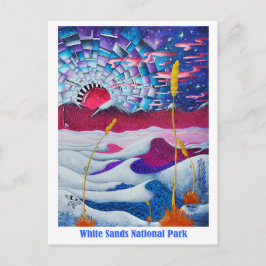 White Sands Nationalpark NM Travel Postcard Postkarte