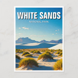 White Sands Nationalpark Souvenir Postkarte