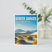 White Sands Nationalpark Souvenir Postkarte (Stehend Vorderseite)
