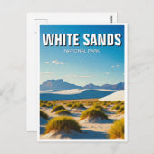 White Sands Nationalpark Souvenir Postkarte (Vorne/Hinten)