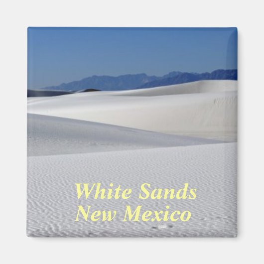 White Sands New Mexico Magnet (Vorne)