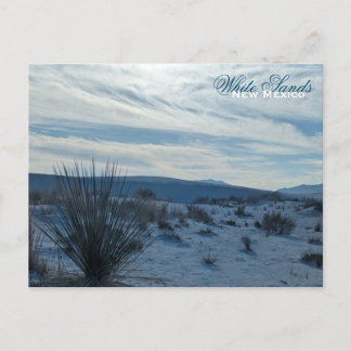 White Sands New Mexico Wüste Südwest Sand Dunes Postkarte