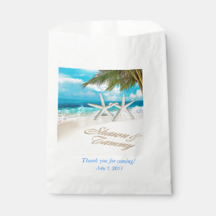 White Sands Starfish Beach Hochzeit Geschenktütchen