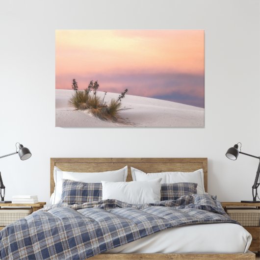 White Sands Sunset Leinwanddruck (Insitu (Schlafzimmer))