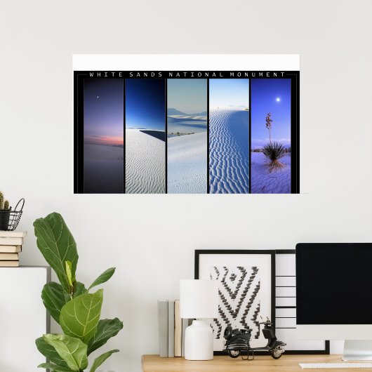 White Sands Windows Poster (Heimbüro)