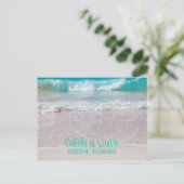 White Sandy Beach Destin Florida Postcard Postkarte (Stehend Vorderseite)