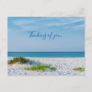 White Sandy Beach Florida Küste Denken Sie an U Postkarte