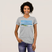 White Sandy Beach Florida T - Shirt (Vorne ganz)
