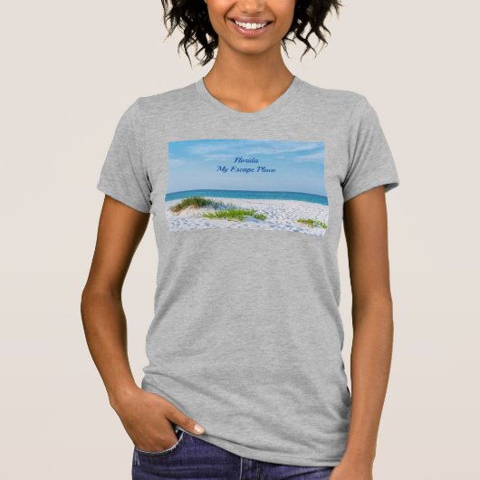White Sandy Beach Florida T - Shirt (Vorderseite)