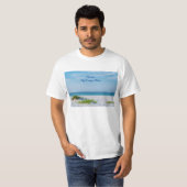 White Sandy Beach Florida T - Shirt (Vorne ganz)