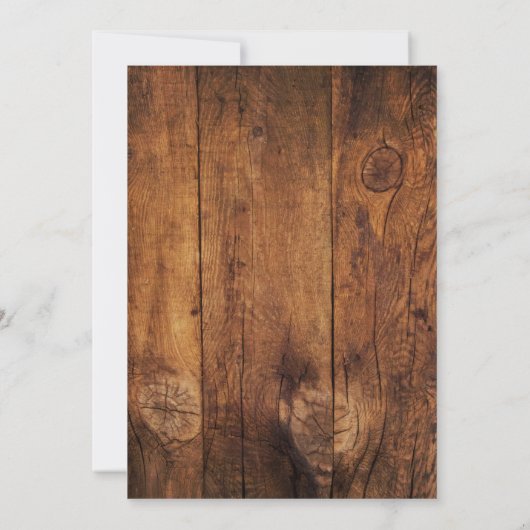 White Satin and Horse Bit Hochzeit Probe Dinner Einladung (Rückseite)