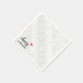 White Satin Damask 60 Jahre Serviette (Ecke)