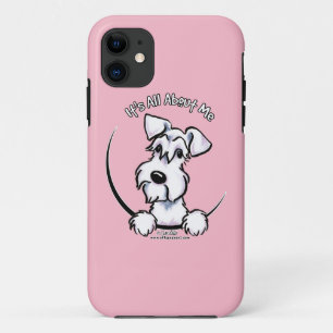 White Schnauzer IAAM Pink Case-Mate iPhone Hülle