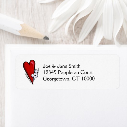 White Schnauzer Liebe (Insitu)