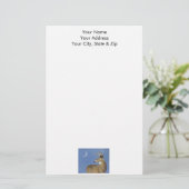 White Schwanz Buck Briefpapier (Stehend Vorderseite)