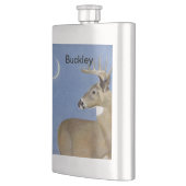 White Schwanz Buck Flachmann (Links)