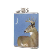 White Schwanz Buck Flachmann (Links)