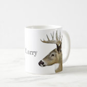 White Schwanz Buck Kaffeetasse (VorderseiteRechts)