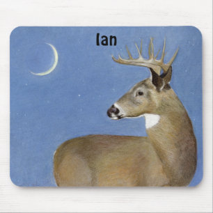 White Schwanz Buck Mousepad