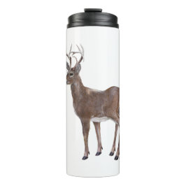 White Schwanz Deer Buck Thermosbecher