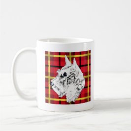 White Scottish Terrier Tasse