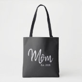 White Script Established Mom Tasche (Vorderseite)