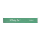White Script Holiday Cheer Address Labels (Person)