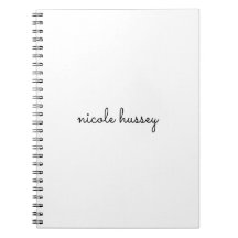 White Script | Stilvolle Monogram Moderne Minimali