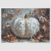 White Scroll Pumpkin Seidenpapier (Vorderseite)