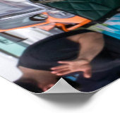 White Series 3 Jaguar E Typ 2+2 Poster (Ecke)