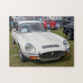 White Series 3 Jaguar E Typ 2+2 Puzzle (Horizontal)