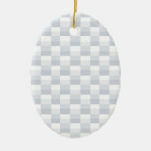 White Shades Color Blocks Keramik Ornament (Vorne)