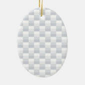 White Shades Color Blocks Keramik Ornament (Hinten)