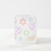 White shapes mug mattglastasse (Mittel)
