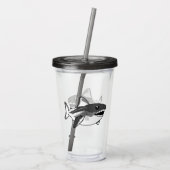 White Shark Tumbler Acryltrinkbecher (Rückseite)