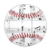 White Sheet Music Baseball (Vorderseite)