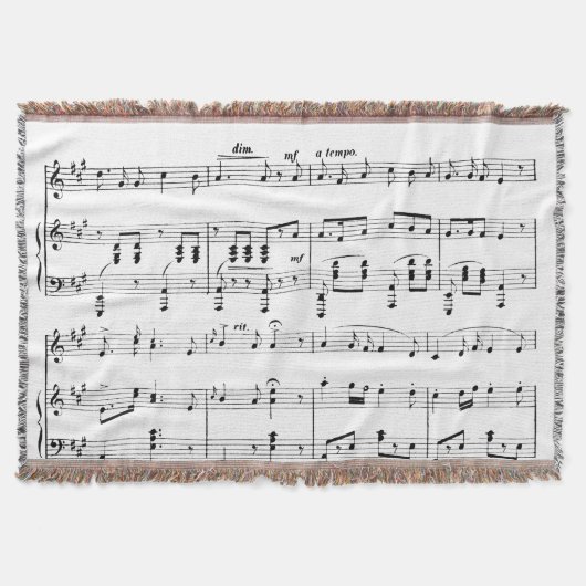 White Sheet Music Decke (Vorderseite)