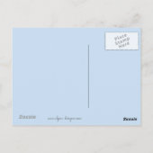 White Shepherainting - Niedliche Original Hunde Ku Postkarte (Rückseite)