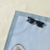 White Shepherainting - Niedliche Original Hunde Ku Strandtuch (Beispiel)