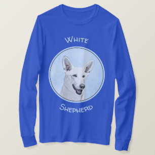 White Shepherainting - Niedliche Original Hunde Ku T-Shirt
