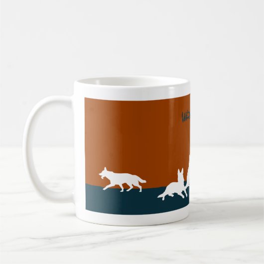 White Shepherd Kaffeetasse (Links)