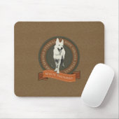 White Shepherd Mousepad (Mit Mouse)