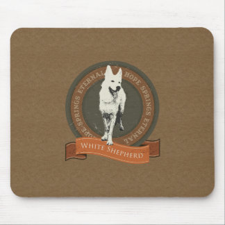 White Shepherd Mousepad