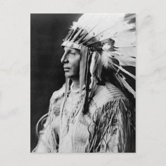 White Shield - Indianerischer Amerikanische Ureinw Postkarte