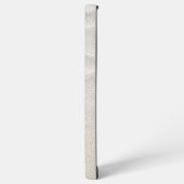 White Shimmer Sand Nautilus Shell Coastal Samsung Galaxy Hülle (Linke Seite)